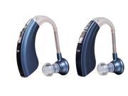 2 Pack Digital Hearing Amplifier Kit by Britzgo BHA 220D Modern Blue Hearing Aid