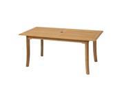 WholesaleTeak Grade A Teak Wood Large 83 Rectangle Dining Table NEDT83