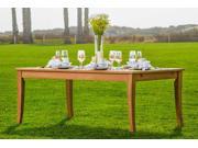 WholesaleTeak Grade A Teak Wood Extra Large double extension 118 Atnas Rectangle Dining Table NEDT118AT