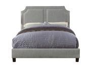 Sanibel Queen Upholstered Panel Bed Gray