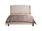 Noblesville Full Upholstered Panel Bed Beige