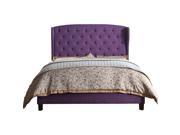 Nielsen Queen Upholstered Panel Bed Violet