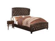 Feliciti Queen Upholstered Platform Bed Expresso