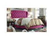 Feliciti Queen Upholstered Platform Bed Pink