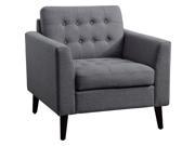 Alderbrook Tufted Arm Chair Accent Chairs Grey
