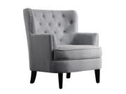 Chrisanna Wingback Club Chair Accent Chairs Grey