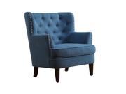 Chrisanna Wingback Club Chair Accent Chairs Teal
