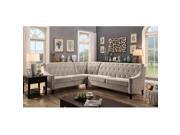 Fanning Sectional Sofas Milky Beige
