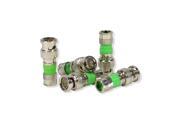 100 Lot BNC Compression Type Connector 75 Ohm coax coaxial RG59 CCTV Pack of 100