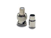 10pcs Crimp on BNC Male Connector Adapter RG59 Coaxial Cable CCTV