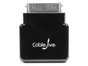 CableJive dockStubz 30 pin Charge Converter Case Adapter for iPhone iPod and iPad. Leave Your Case On and get Full Functionality from Chargers Docks Acce
