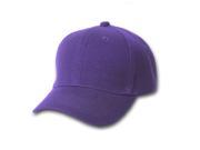 Plain Baseball Cap Blank Hat with Solid Color Hook and Loop Fastener