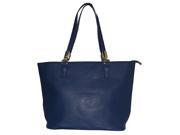Mechaly Women s Sydney Blue Vegan Leather Tote Handbag