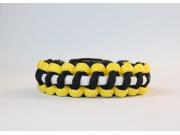 SENC 550 NFL Military Spec Paracord Survival Dog Collar Pittsburgh Steelers