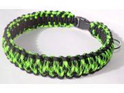 SENC 550 King Cobra Paracord Dog Collar with Side Release Buckle Zombie Camo