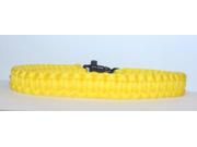 SENC 550 Paracord Dog Collar with Side Release Buckle Neon Yellow