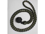 550 Paracord Expandable Monkey Fist 1 Steel Core Expands 18 to 30 BLK OD
