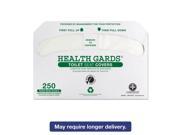 Health Gards Recycled Toilet Seat Covers White 250 pk 4 Pk ct