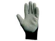 G40 Latex Coated Poly Cotton Gloves Large size 9 Gray 12 Pairs