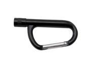 Led Key Carabiner Aluminum Black 5 pack