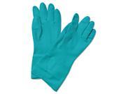 Flock Lined Nitrile Gloves 2x Large Green 1 Dozen