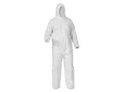 A35 Coveralls Hooded Large White 25 carton