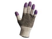G60 Purple Nitrile Gloves Large size 9 Black white 12 Pair carton