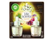 Life Scents Scented Oil Refills Paradise Retreat 0.67 Oz 2 pack 6 Pack ctn