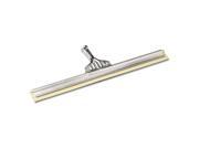 Unger FH600 Heavy Duty Push Pull Floor Squeegee 24 Inch Wide Blade Tan Rubber