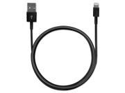 Kensington K39686AM Black Lightning Charge Sync 3.3 Foot Cable for iPhone 5 iPad mini iPad 4 iPod nano 7 iPod touch 5
