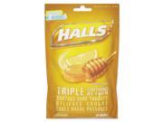 Triple Action Cough Drops Honey Lemon 30 bag