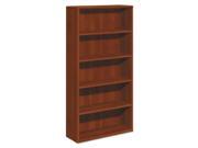 HON HON10755CO 10700 Series Wood Bookcase Five Shelf 36w x 13 1 8d x 71h Cognac