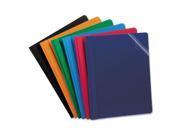 Clear Front Report Cover 3 Fasteners Letter Assorted Colors 25 box