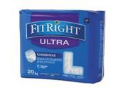 Fitright Ultra Protective Underwear Large 40 56 Waist 20 pack 4 Pack carton