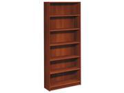 HON HON1877CO 1870 Series Bookcase Six Shelf 36w x 11 1 2d x 84h Cognac