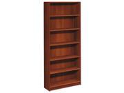 HON HON1897CO 1890 Series Bookcase Six Shelf 36w x 11 1 2d x 84h Cognac