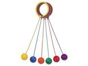 Swing Ball Set Plastic Assorted Colors 6 set