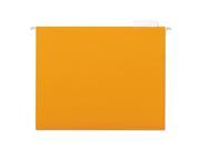 Hanging File Folder 1 5 Tab Letter Orange 25 bx