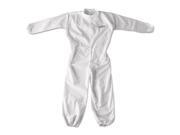 A20 Breathable Particle Protection Coveralls Zip Closure 2x Large White
