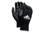 Economy Pu Coated Work Gloves Black Small 1 Dozen