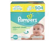 Natural Clean Baby Wipes Unscented White Cotton 504 carton