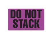 Shipping and Handling Self Adhesive Label 5 x 3 DO NOT STACK 500 Roll
