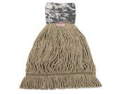 Patriot Looped End Wide Band Mop Head Large Green brown 12 carton