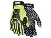 Cut Pro Mc500 Gloves High Vis Lime black 2x Large