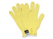 9370 Dupont Kevlar String Knit Gloves 7 Gauge Yellow Large 1 Dozen