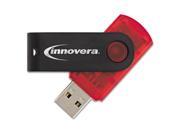 Innovera 37664 USB 2.0 Flash Drive 64 GB Red