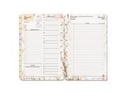 Blooms Dated Daily Planner Refill January December 5 1 2 x 8 1 2 2017 3544