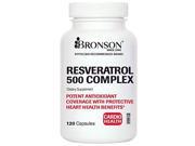 Bronson Resveratrol 500 Complex 120 Capsules