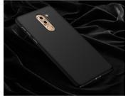 Black Slim Profile Matte 1 Pc Rubberized Texture Snap On Plastic Cover Case for Huawei Honor 6X 2017 Version Wireless Accessory
