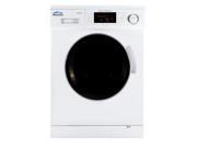 13 lb.Compact Super Washer in White with Silver Trim MJ824W with Automatic Water Level and 14 Wash Programs